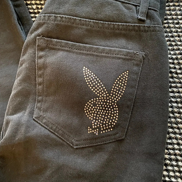 Playboy By PacSun Black Ultra High Waisted Slim Fit Jeans - Picture 7 of 11
